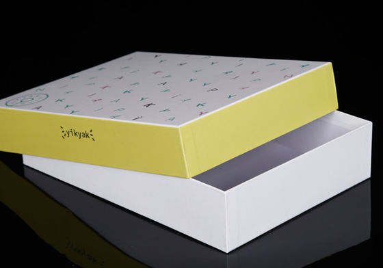 De Vakjes 157gsm van douanelogo printed rigid cardboard gift Met een laag bedekt Document Verpakkende Vakjes