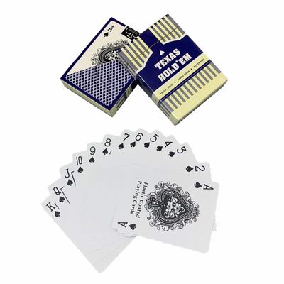 63x88mm Jumbo Plastic Speelkaarten Vrije Steekproef 0.32mm Dikte