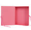 Het Roze van de boekvorm drukte het Magnetische Vakje van de Kartongift met Lintdecoratie