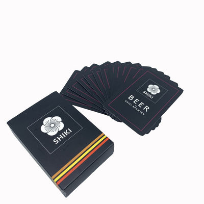 De Kerndocument van douanelogo printed 300gsm Witte Speelkaarten voor Inzameling