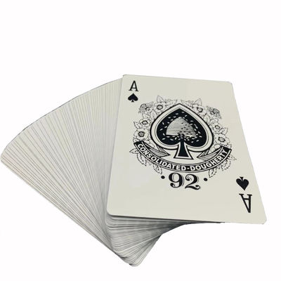 310gsm zwarte Kerndocument CMYK Gedrukte Pookspeelkaarten voor Casinoclub