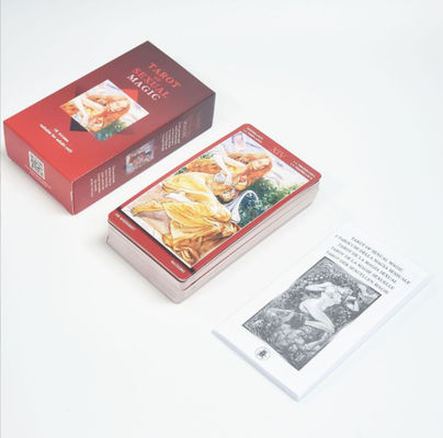 350gsm met een laag bedekt Document Voor het drukken geschikte Seksuele Tarotkaarten 70x120mm