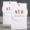 SGS Dubbel Hang Tag Label UV Gedrukt Hang Tags With String